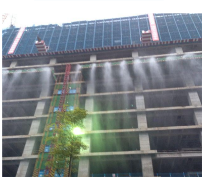 科技赋能低碳建造 中建八局二公司北京公司以智能喷淋系统点亮节能周